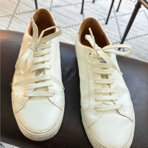 Zara Classic White Men's Sneakers size 41/8 - Picture 1 of 8